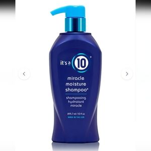 Its A 10 Miracle Moisture Shampoo 10oz Pump Bottle